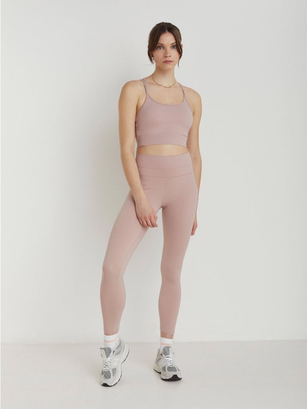 Varley Biona 3.0 25” Shadow Rose Buttery Soft High Rise Blush 7/8 Leggings - XS